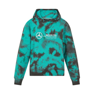 Mercedes AMG Petronas F1 Women's Tie Dye Hoodie - image 1