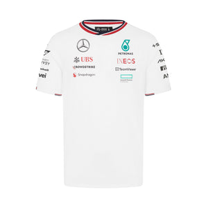 Mercedes AMG Petronas F1  Men's Team T-Shirt - White/Black - image 1