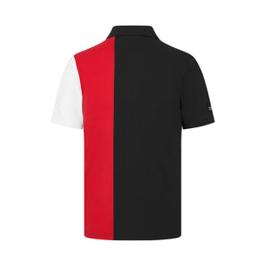 Porsche Motorsport Men's Fanwear Stripe Polo Shirt- Black/White - image 3