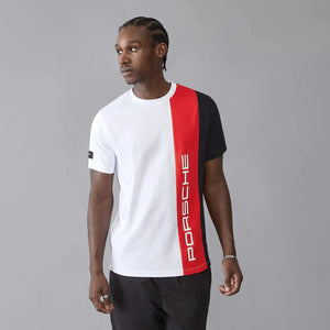 Porsche Motorsport Men's Stripe T-Shirt  - White/Black - image 4