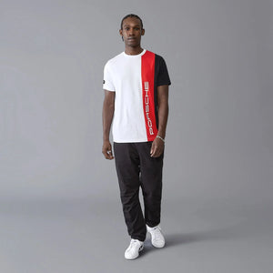 Porsche Motorsport Men's Stripe T-Shirt  - White/Black - image 8