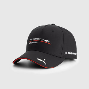 Porsche Motorsport Team Hat - Black/White/Red - image 1
