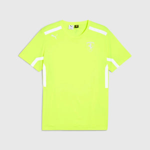 Scuderia Ferrari F1 2025 Men's Team Set Up T-Shirt - Safety Yellow - image 1
