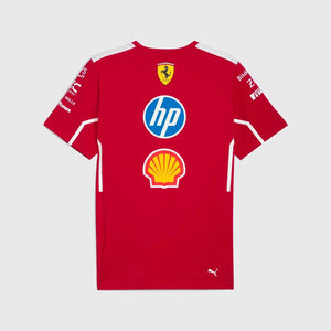 Scuderia Ferrari F1 2025 Women's Team T-Shirt - Dark Cherry - image 2