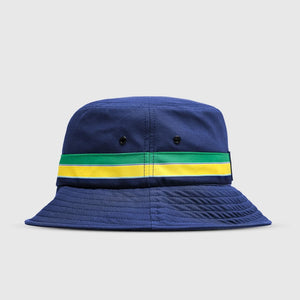 Ayrton Senna F1 Stripe Bucket Hat - Navy - image 2