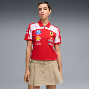 Scuderia Ferrari F1 2026 Women's Team Polo Shirt - Puma Red - image 3