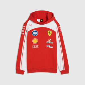 Scuderia Ferrari F1 2026 Kids Team Hoodie - Youth Puma Red - image 1