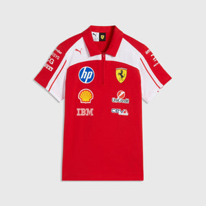 Scuderia Ferrari F1 2026 Kids Team Polo Shirt - Youth Puma Red - image 1