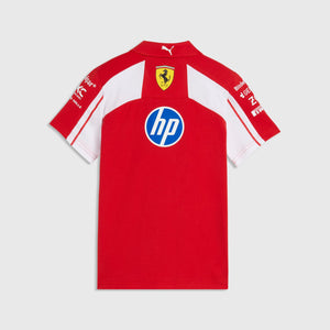 Scuderia Ferrari F1 2026 Kids Team Polo Shirt - Youth Puma Red - image 2