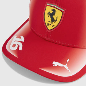 Scuderia Ferrari F1 2026 Charles Leclerc Team Hat - Puma Red - image 3