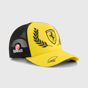 Scuderia Ferrari F1 2026 Lewis Hamilton Special Edition Silverstone GP Hat - Speed Yellow - image 1