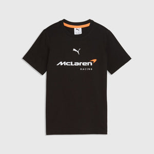 McLaren F1 Kids Core Large Logo T-Shirt - Youth Papaya/Puma Black - image 2