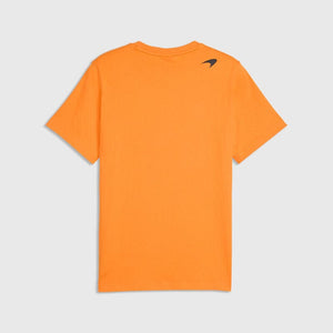 McLaren F1 Essentials Small Logo T-Shirt - Puma Black/Papaya/White Glow Heather/Chocolate Fondue - image 7