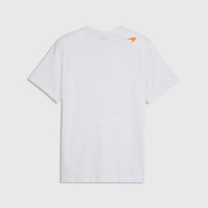 McLaren F1 Essentials Small Logo T-Shirt - Puma Black/Papaya/White Glow Heather/Chocolate Fondue - image 5