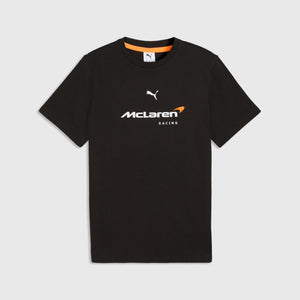 McLaren F1 Essentials Large Logo T-Shirt - Puma Black/Papaya/Mouse Gray - image 1