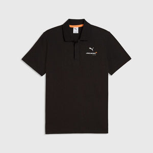 McLaren F1 Core Essential Small Logo Polo - Puma Black/Papaya/Seafoam/Mouse Gray - image 2