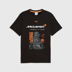 McLaren F1 Lando Norris Driver T-Shirt - Puma Black/White - image 1