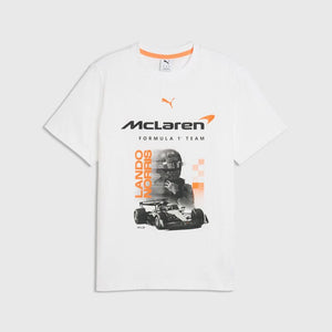 McLaren F1 Lando Norris Driver T-Shirt - Puma Black/White - image 2