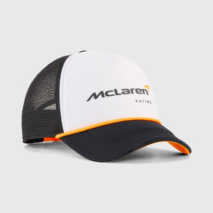 McLaren Racing F1 Fanwear Trucker Hat - Papaya/Puma White - image 1