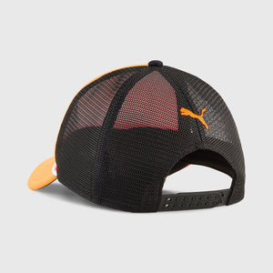 McLaren Racing F1 Fanwear Trucker Hat - Papaya/Puma White - image 4