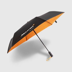 McLaren F1 Telescopic Compact Umbrella - Black/Papaya - image 1