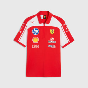 Scuderia Ferrari F1 2026 Team Authentic Polo Shirt - Puma Red in Gift Box - image 2