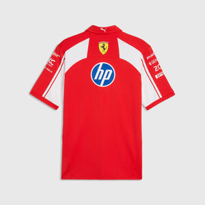Scuderia Ferrari F1 2026 Team Authentic Polo Shirt - Puma Red in Gift Box - image 3