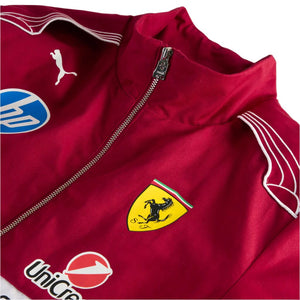 Scuderia Ferrari F1 2025 Team Vintage Racing Jacket - Dark Cherry - image 3