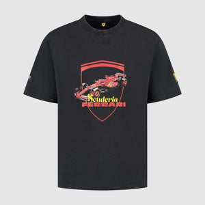 Scuderia Ferrari F1 Puma Driver Graphic T-Shirt - Black/Gray - image 1