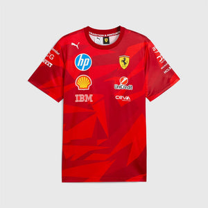 Scuderia Ferrari F1 Special Edition Las Vegas GP Team T-Shirt - Rosso Corso - image 1