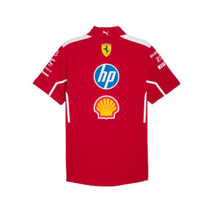 Scuderia Ferrari F1 2025 Women's Team Polo Shirt - Dark Cherry - image 2