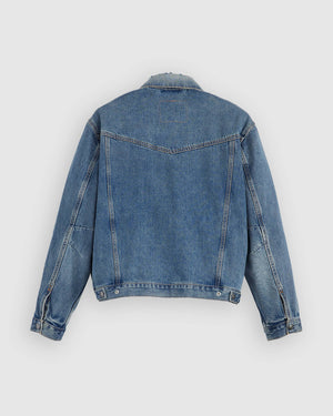 McLaren F1 x Levis Heritage Trucker Jacket - Medium Indigo - image 2