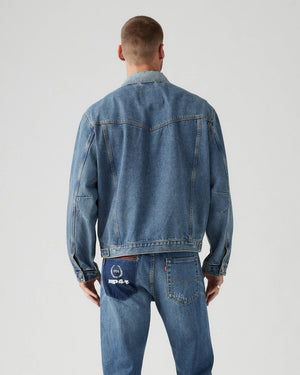 McLaren F1 x Levis Heritage Trucker Jacket - Medium Indigo - image 9
