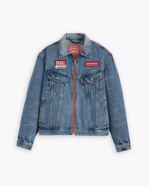 McLaren F1 x Levis Heritage Trucker Jacket - Medium Indigo - image 1