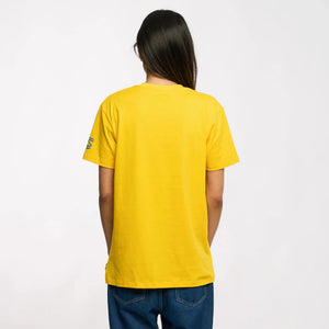 Ayrton Senna F1 Sao Paulo Circuit Graphic T-Shirt - Yellow - image 3