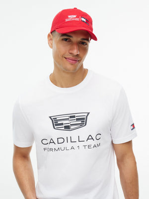 Cadillac F1 Racing Logo Hat - White/Black/Red - image 9