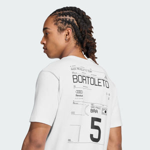 Audi Formula One Men's Team Gabriel Bortoleto Graphic T-Shirt - White - image 2