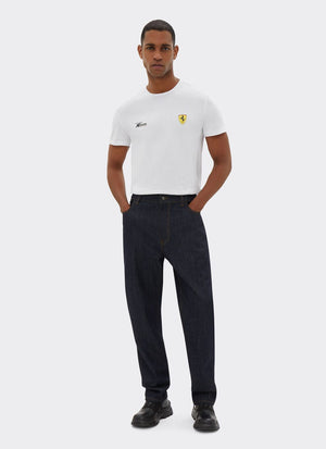Scuderia Ferrari Hypercar Le Mans Men's Under T-Shirt - White/Black - image 6