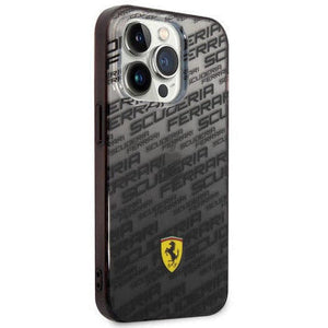 Scuderia Ferrari PC/TPU BLACK GRADIENT CASE ALLOVER SCUDERIA AND DYED BUMPER - iPhone 14 - image 2