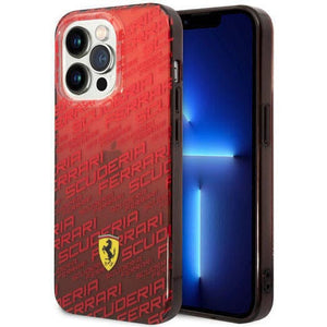 Scuderia Ferrari PC/TPU BLACK GRADIENT CASE ALLOVER SCUDERIA AND DYED BUMPER - iPhone 14 - image 5