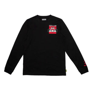 Ayrton Senna F1 3X World Champion Long Sleeve T-Shirt - Black - image 1