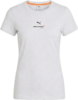 McLaren F1 Women's Core Essentials T-Shirt - Puma Black/White Glow Heather - image 1