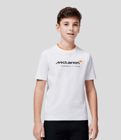 McLaren F1 Kids Core Essentials T-Shirt - Youth White - image 5