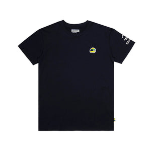 Ayrton Senna F1 Helmet T-Shirt - Navy/White - image 1