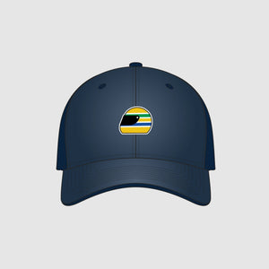 Ayrton Senna F1 Helmet Washed Hat - Navy - image 2