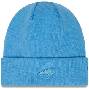 McLaren F1 New Era Essential Cuff Beanie- Blue/Beige - image 1