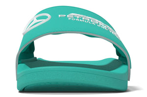 Mercedes - AMG Petronas Formula One Adidas Team Adilette Comfort Slides - Black/Green - image 16