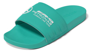 Mercedes - AMG Petronas Formula One Adidas Team Adilette Comfort Slides - Black/Green - image 15