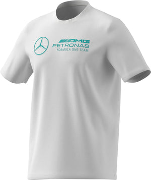 Mercedes - AMG Petronas Formula One Men's Large Logo T-Shirt - Black/White - image 8