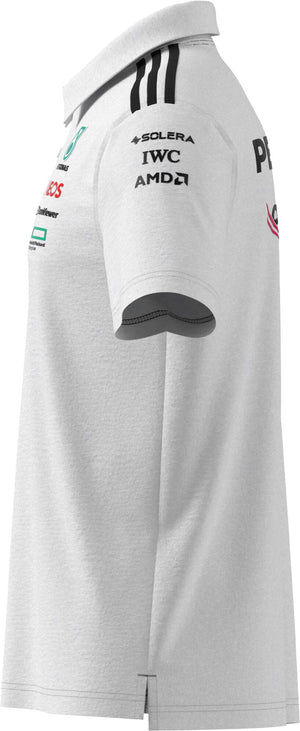 Mercedes - AMG Petronas Formula One 2025 Men's Team Polo Shirt - White/Black - image 12
